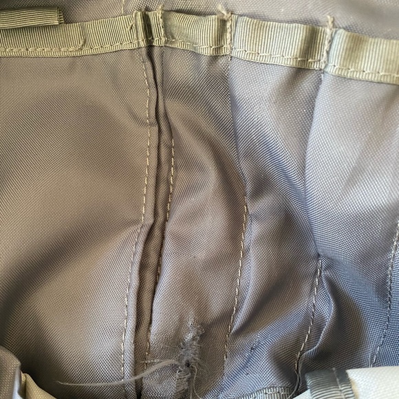 Gray & Green North Face Recon Backpack - Picture 8 of 8